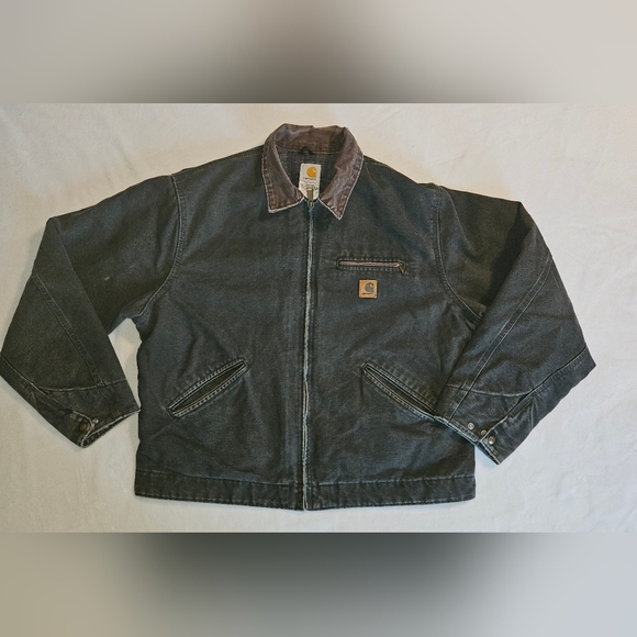 Carhartt Other - Vintage Carhartt Detriot mens x-large J97 MOS moss green blanket lined jacket